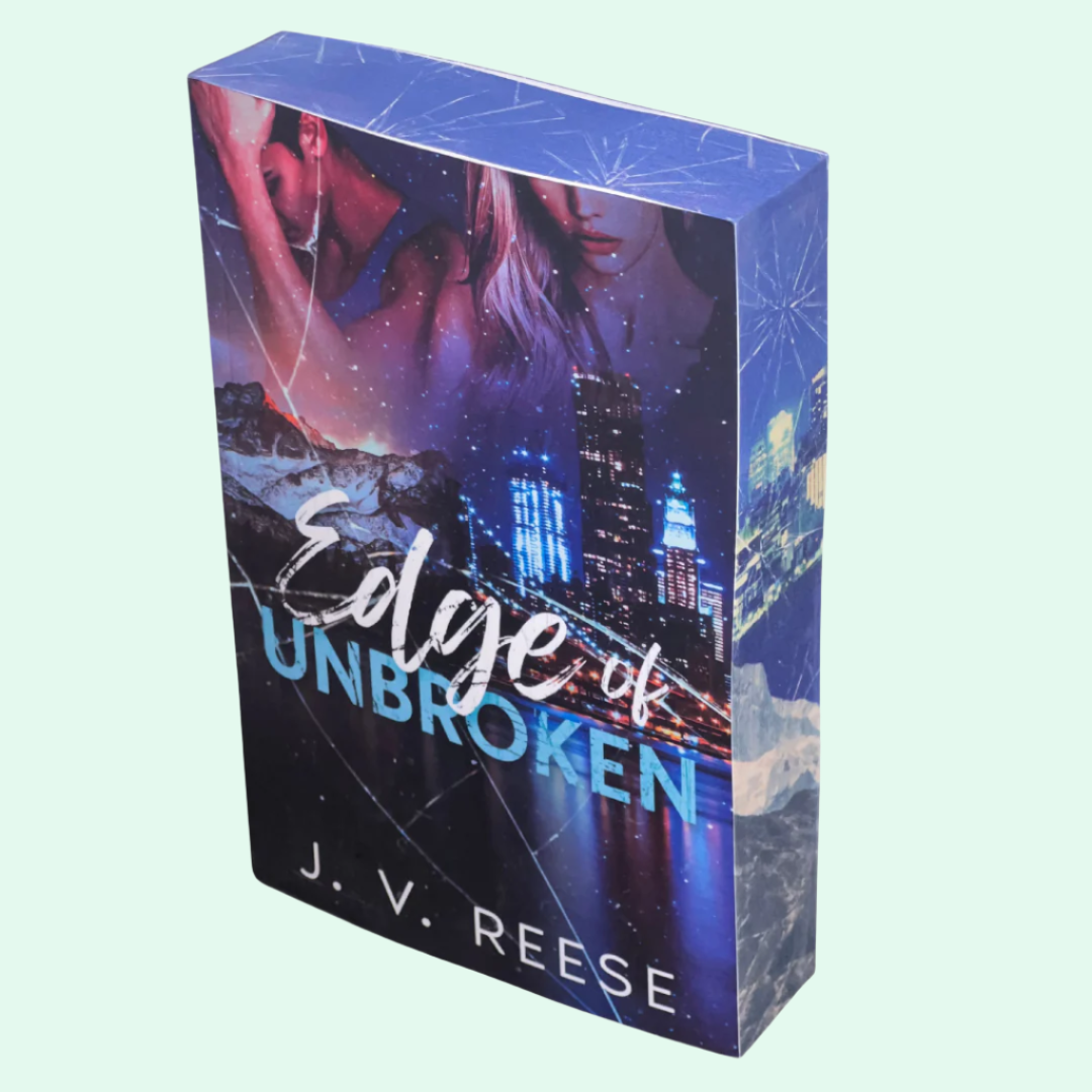 LIMITED EDITION Sprayed Edges Paperback Copy of Edge of Unbroken (SIGNED)