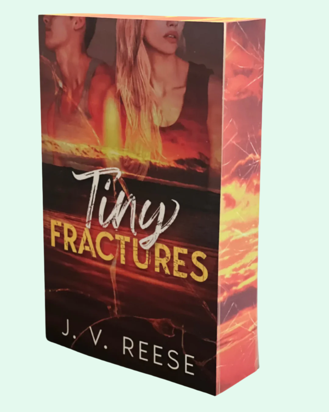 LIMITED EDITION Sprayed Edges Paperback Copy of Tiny Fractures (SIGNED)